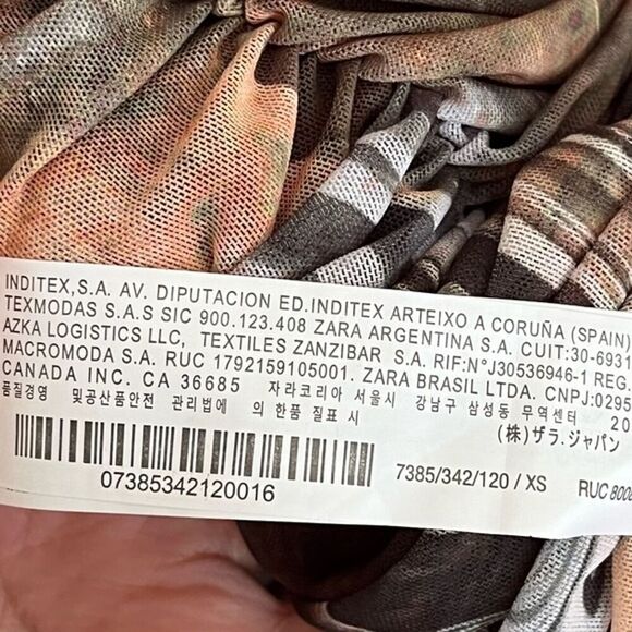 ZARA Ruched Tulle Bodycon Dress Sweetheart Neck Blogger Fave Size XS - Picture 8 of 9